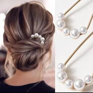 Pearl hair clip hair pin
